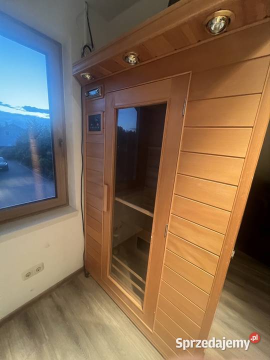 Sauna 2osobowa na sprzedaż drewniana elektryczna Dąbrówka sprzedam