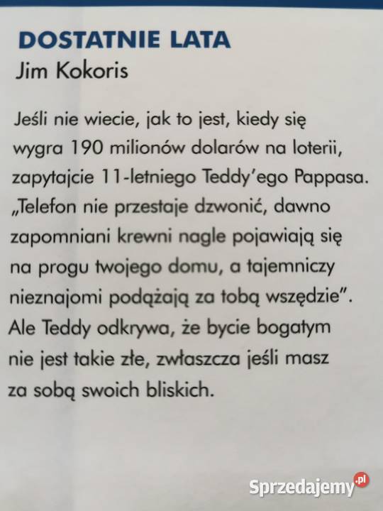 Zanim się pożegnasz Dostatnie lata Łza diabła