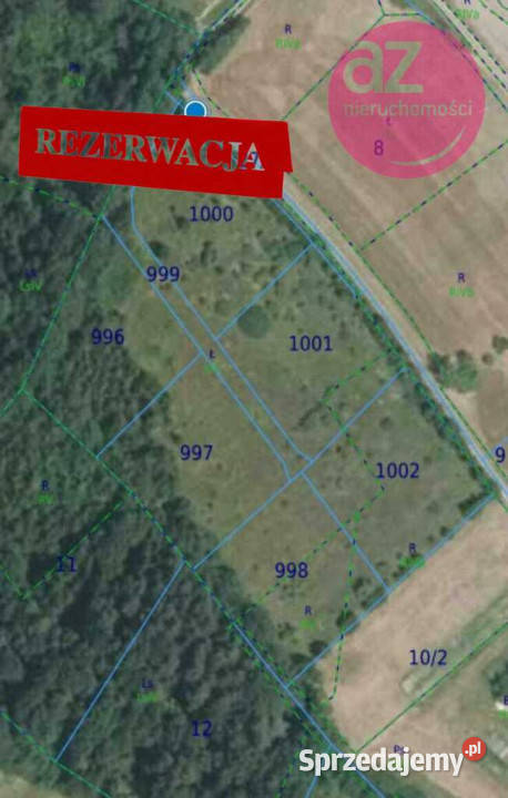 6 działek budowlanych w Stróżówce 24a