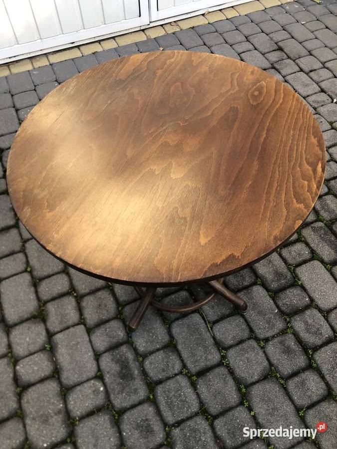 Okrągły stolik ZPM Radomsko z czasów PRL Vintage Kraków