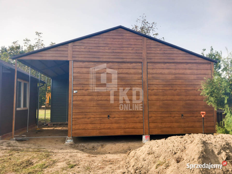 Garaż Blaszany 6x5 wiata 2x Brama Podwyższenie Zielona Góra sprzedam