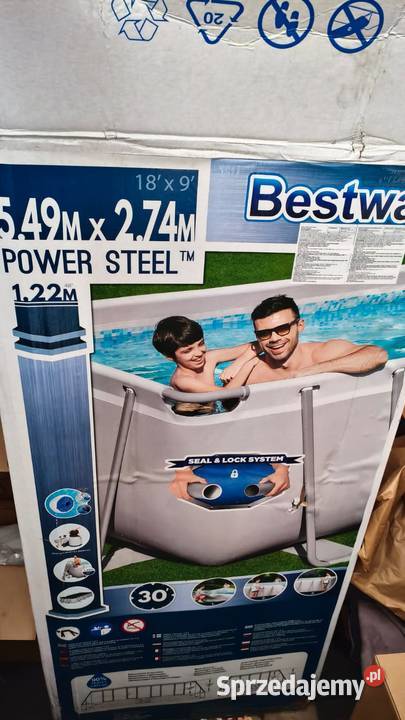 Basen ogrodowy 549m x 274m x 122m Bestway filtr Krotoszyn sprzedam