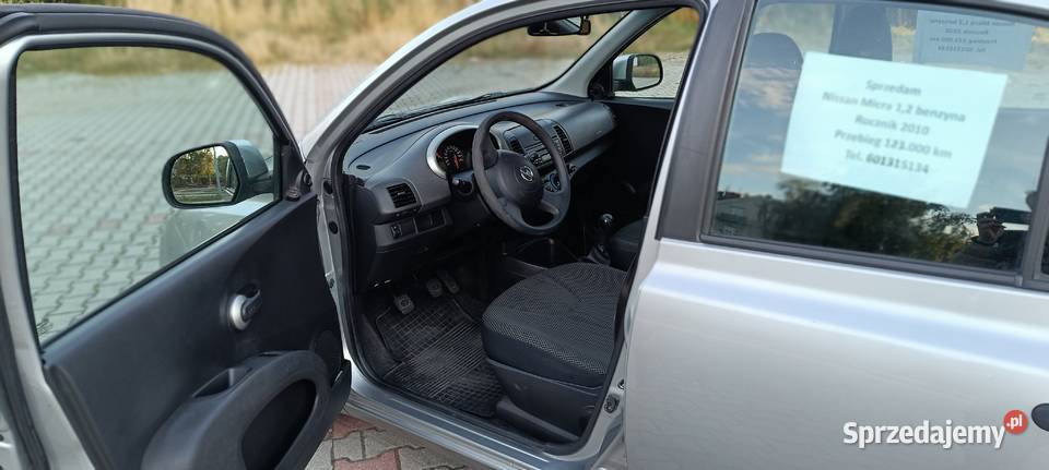 Nissan Micra K12 Rok produkcji 2010 mazowieckie Piaseczno