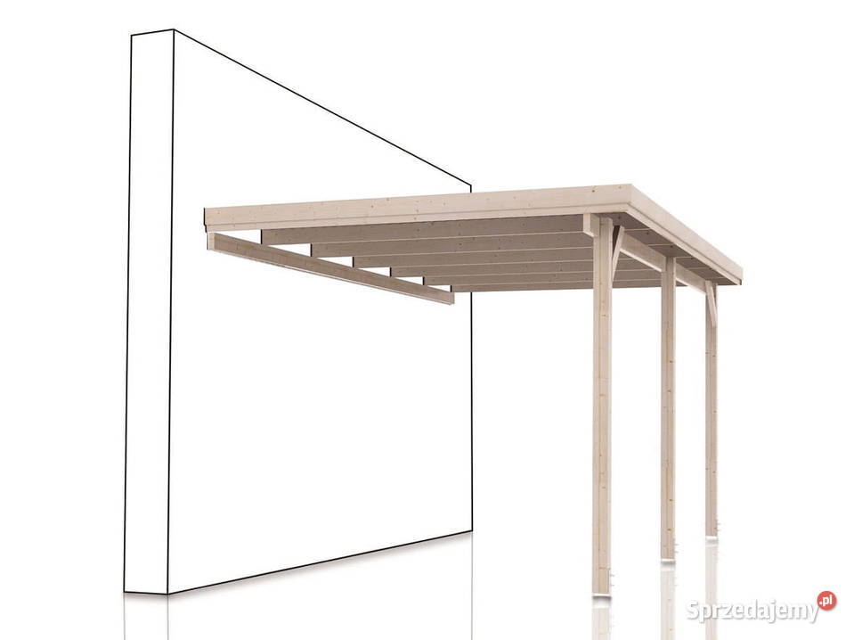 Zadaszenie tarasu Cabana płyta z poliwęglanu Warszawa