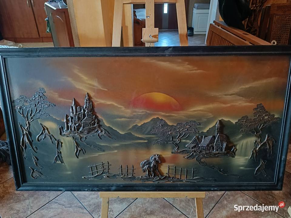 Duży obraz 3D z czasów PRL