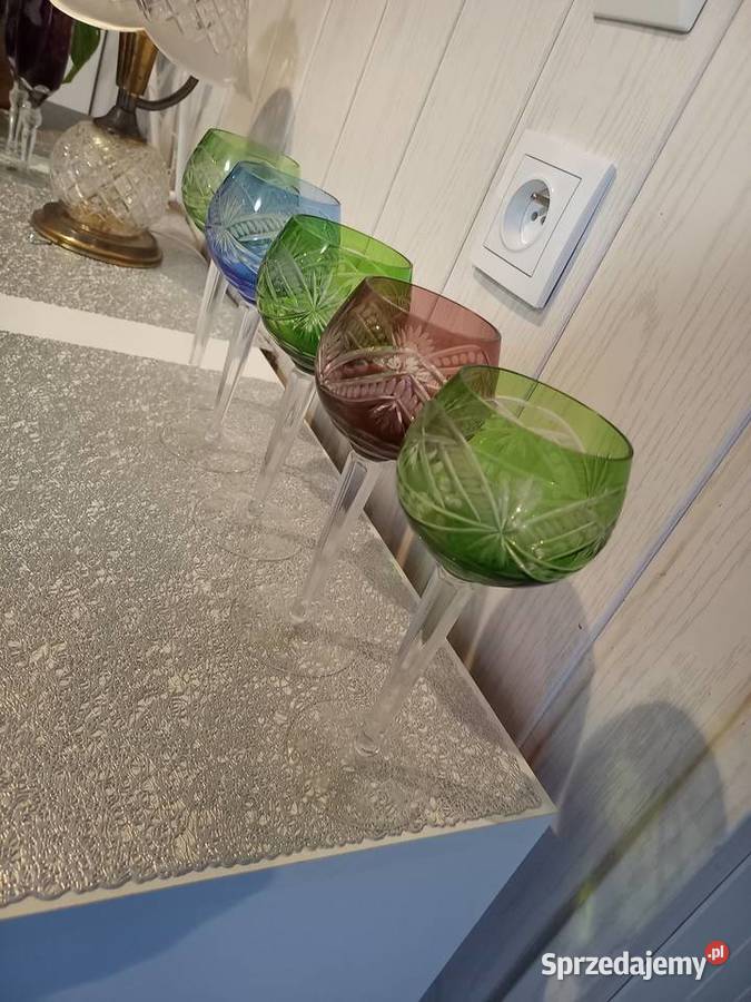 Kieliszki Kryształowe Huta Irena Oryginał Konin