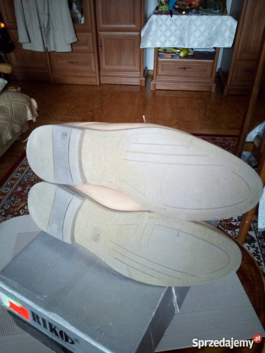 pantofle skórzane riko Łęczna sprzedam