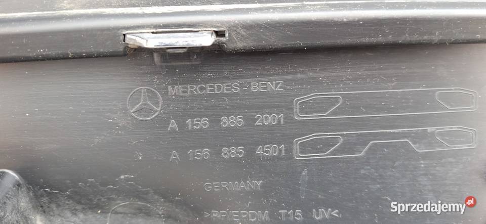 MERCEDES GLA W156 X156 AMG DOKŁADKA ZDERZAKA TYŁ Zderzaki Bieleń sprzedam