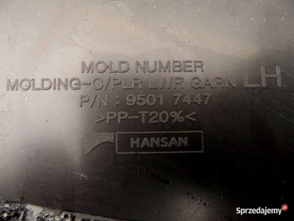 ORLANDO I 11r osłona słupka lewa 95017447