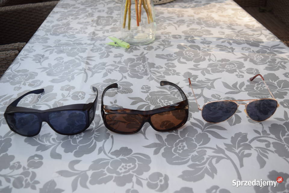 Trzy Pary Okularów Słonecznych Okazja Olsztyn
