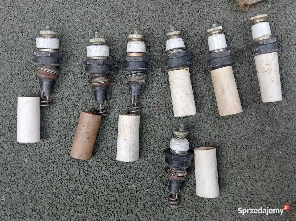 Stare części świece żarowe licznik star syrena śląskie Ogrodzieniec