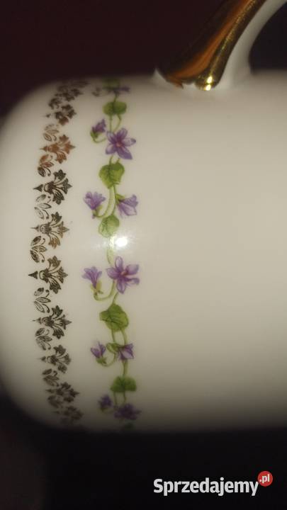 Dzbanek do czekolady Fiołki Rosenthal Syg Thomas Gdańsk