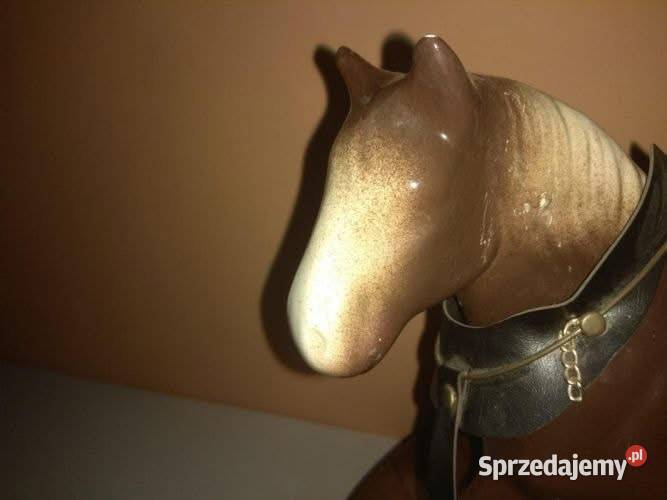 Koń porcelanowy pociągowy 150 Gdańsk