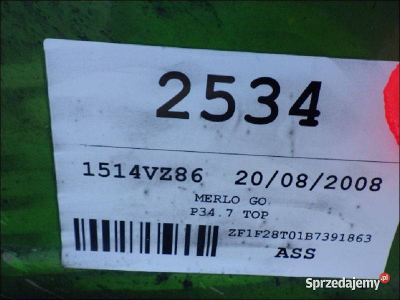 Merlo P347 2008rPartsCzęści Wilkowo