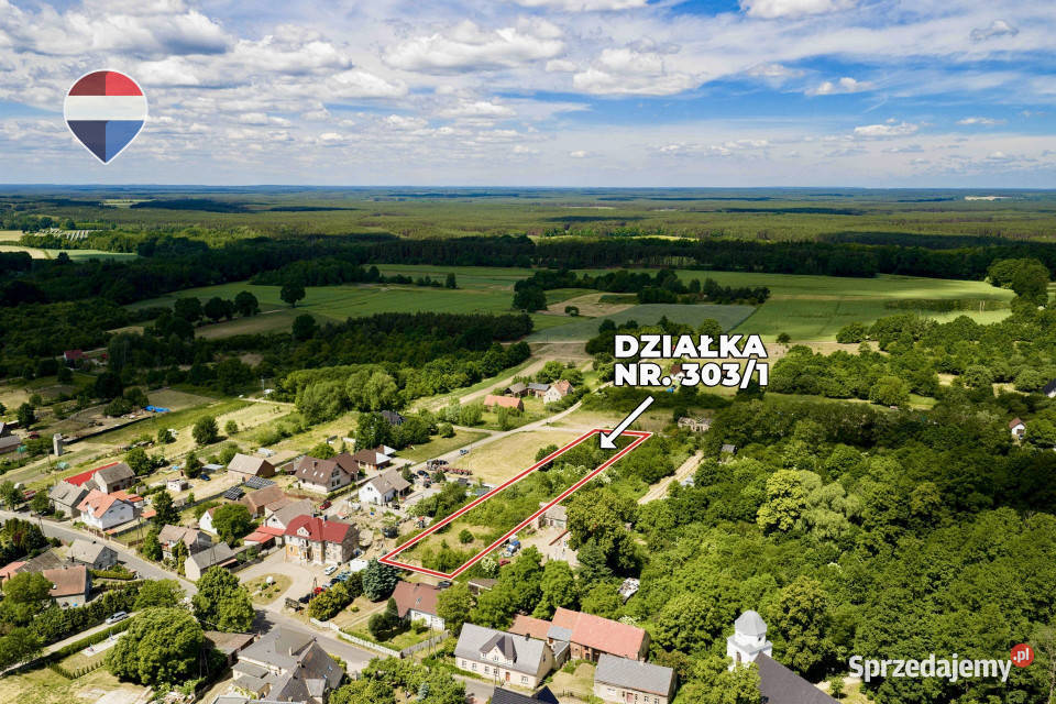 Działka z WZ pow 3104 m media budowlana Letnica sprzedam