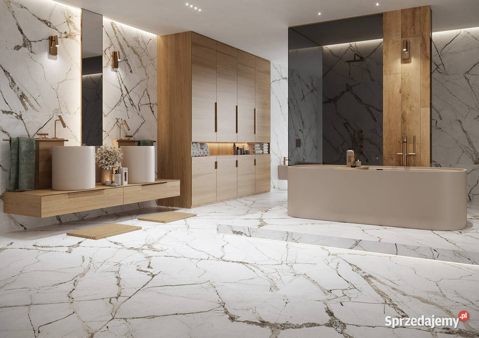 Płytki łazienkowe szare gat1 120x60 Ovation