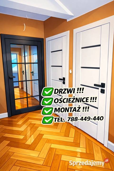 DRZWI Z MONTAŻEM WYBÓR OŚCIEŻNIC REGULOWANYCH 8 Nowy Sącz