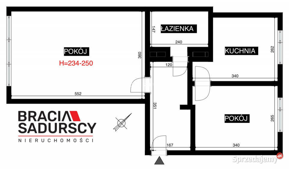 Mieszkanie Kraków 445m2 2 pokoje własność małopolskie
