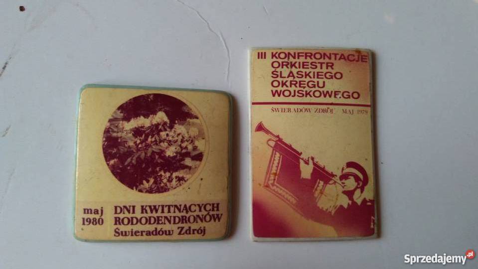 PRL przypinki Pozostałe Sieradz