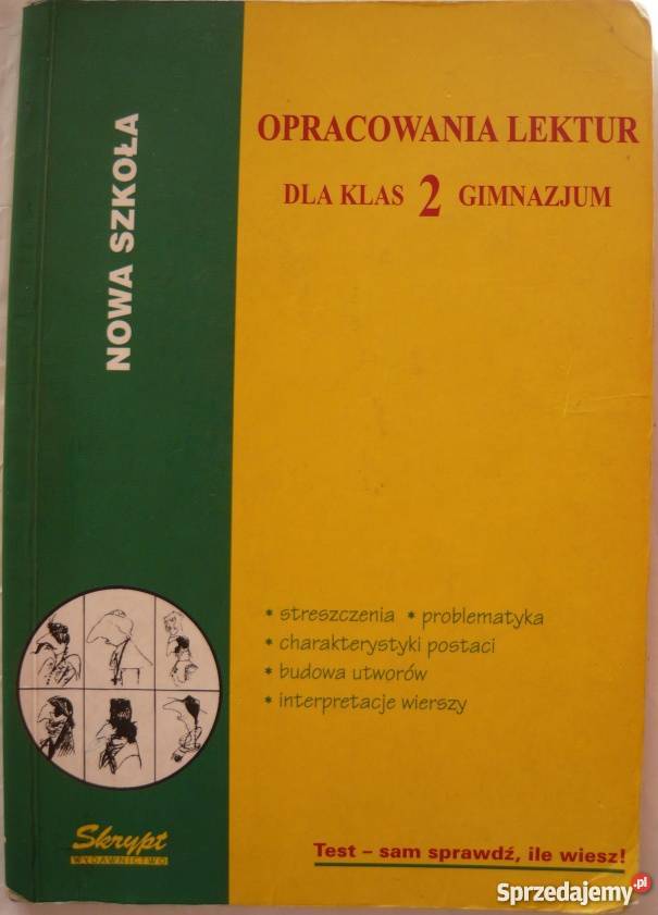 OPRACOWANIA LEKTUR KLAS 2 GIMNAZJUM Siedlce