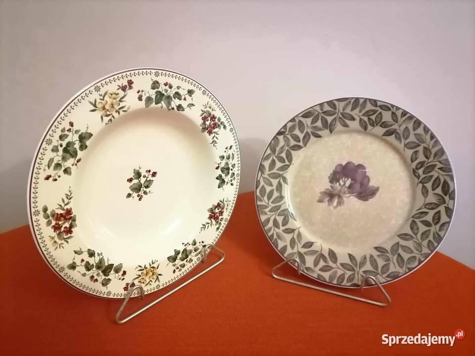 Dwa Talerze Dekoracyjne Tajemniczy Ogród Wałbrzych