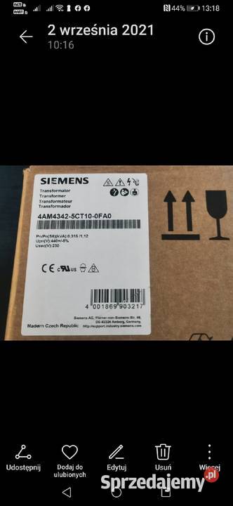 Transformator Siemens dolnośląskie