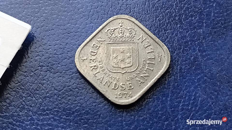 Stare monety 5 cent 1974 Antyle Holenderskie Numizmatyka Lesko