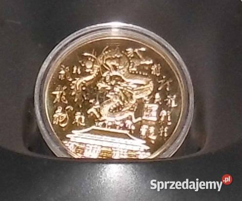 Zestaw kolekcjonerskich medali monet Smoki Feng sprzedam