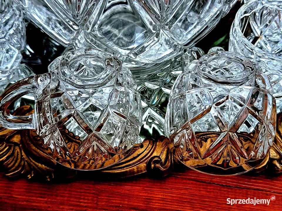 Duża bola do ponczu 6 x kubek Walther Glass Klenica