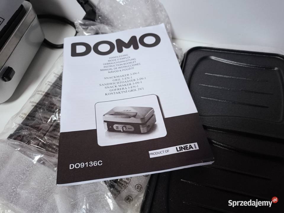 Opiekacz MODO 3w1 Gofry Panini Muszle 1000W Świebodzice