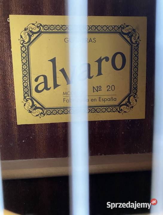 Zestaw Gitara klasyczna Alvaro 20 stojak Warszawa sprzedam