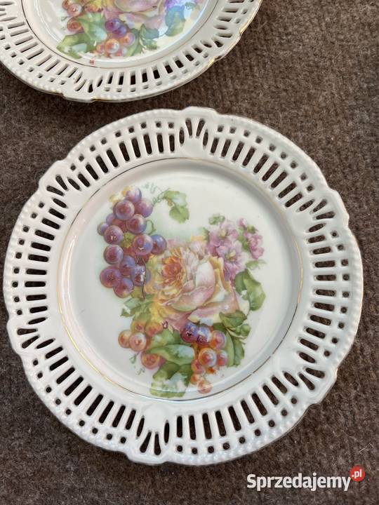 Talerzyk z winogronami i kwiatami Nietypowe Gdańsk