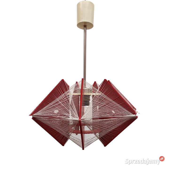 Lampa żyłkowa Rozwój Kłobuck polski design prl mazowieckie Warszawa sprzedam