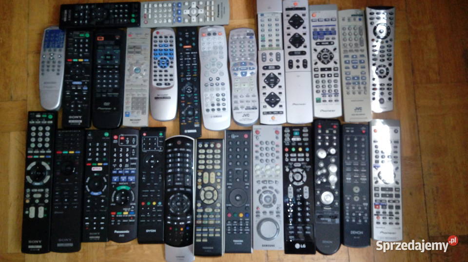 Piloty AV TV MD DVD CD oryginały używane WAWA