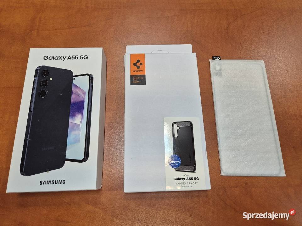 Nowy Samsung Galaxy A55 5G 128GB Czarny Etui śląskie Gliwice