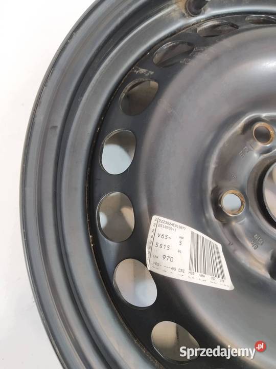 FELGA STALOWA R15 5X112 ET37 OC66MM 6JX15H2 Samochodowe świętokrzyskie