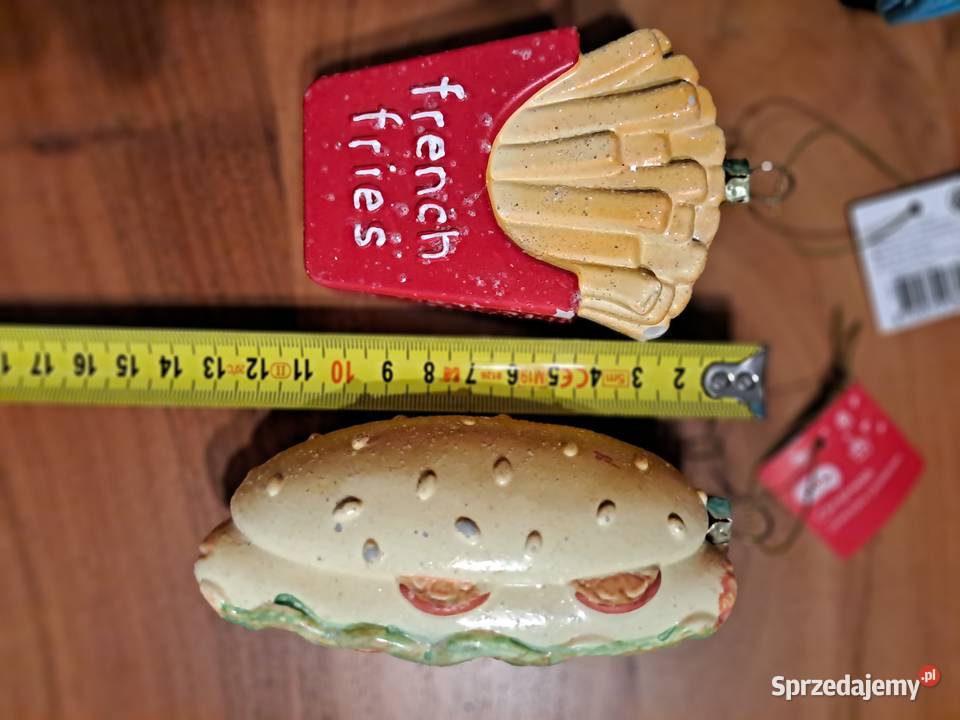 Eloy Rossmann 2x bombka Frytki Hot Dog