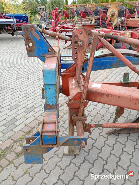 Pług 4skibowy zagonowy kverneland zabezpieczenia nieuszkodzony Rolnictwo Sośno
