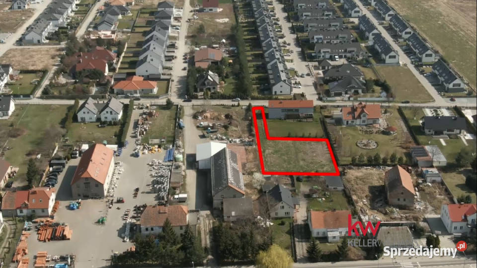 Grunt do sprzedania 1442m2 Domasław Kwiatowa Sprzedaż dolnośląskie sprzedam