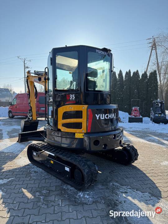 Koparka YUCHAI U35 KLIMA Silnik YANMAR 39t NOWA Halinów