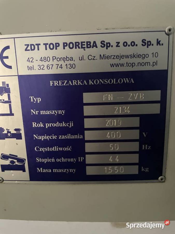 FREZARKI kujawsko-pomorskie Bydgoszcz