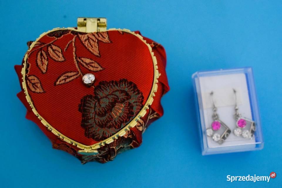 Mała szkatułka z lusterkiem na biżuterie kujawsko-pomorskie sprzedam