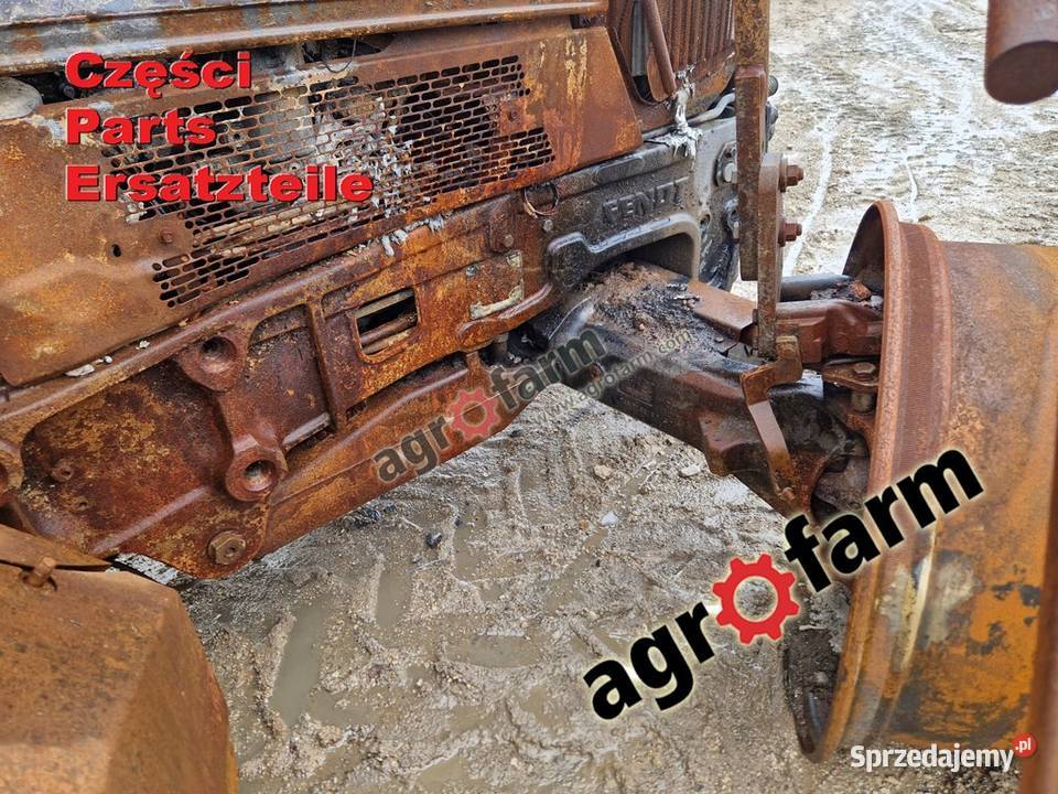 Fendt 716 części silnik skrzynia biegów most