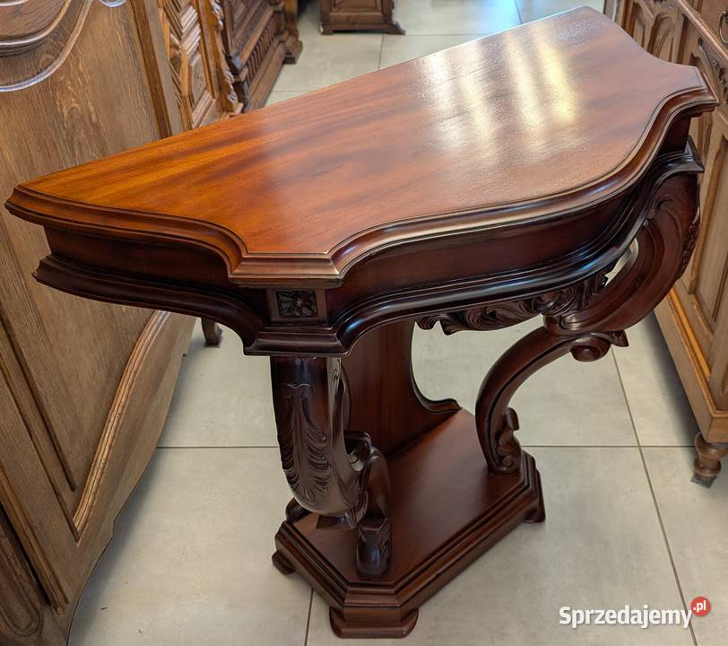Piękna włoska konsola mahońsklep Dąbrowa Dąbrowa Górnicza