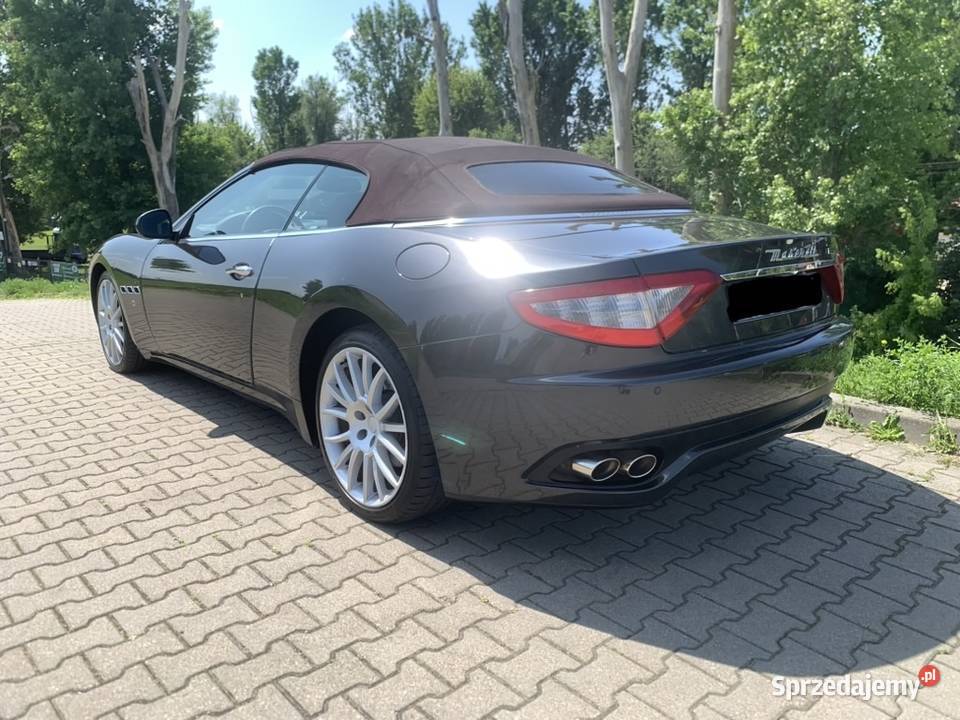 Maserati Grancabrio 2011r 82 Bezwypadek nieuszkodzony mazowieckie Warszawa sprzedam