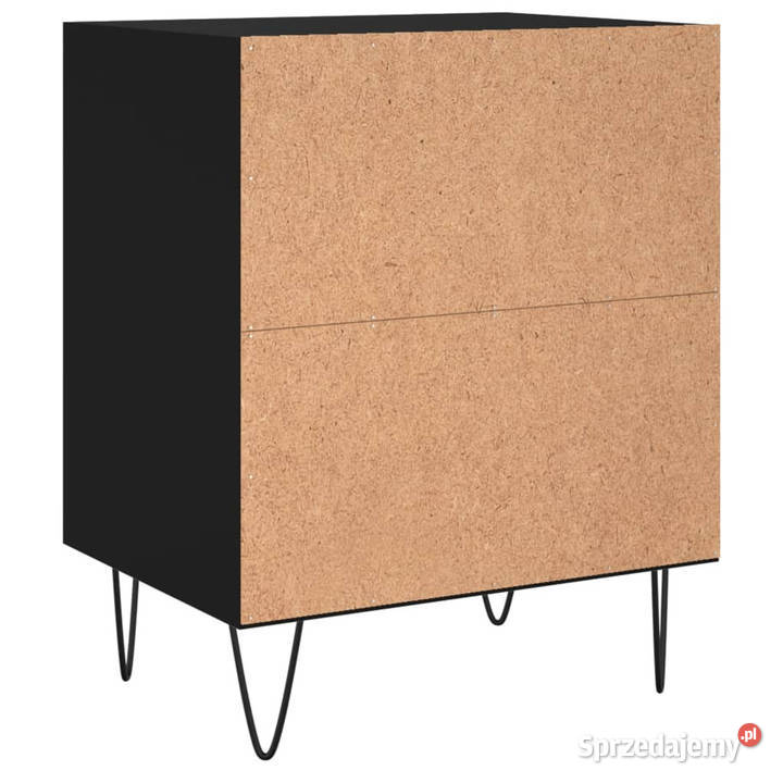 Szafki nocne 2 czarne 40x30x50 WM826783 Warszawa