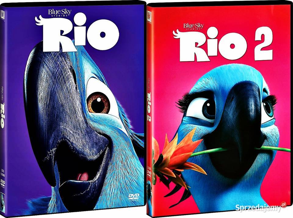 RIO RIO 2 PAKIET 2 FILMÓW 2 DVD Kalisz