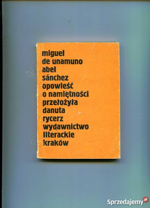 Abel Sanchez Opowieść o namiętności Szczecin sprzedam