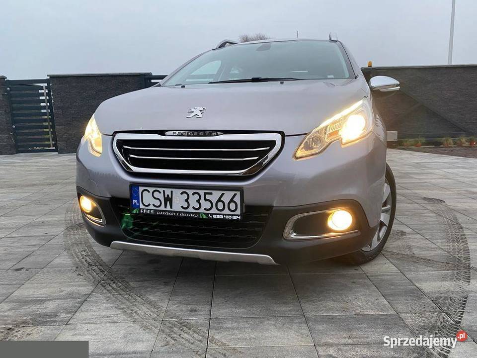 Peugeot 2008 12 PureTech 110 Allure 2016r benzyna kujawsko-pomorskie Grudziądz