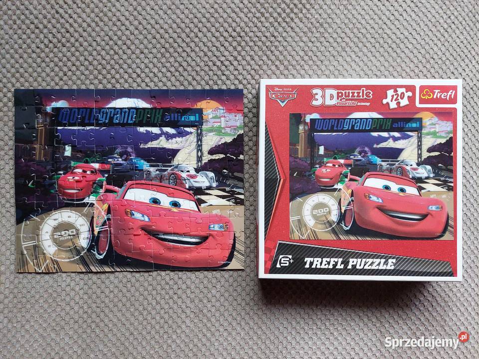 3D puzzle Cars 120 elementów 5 lat+